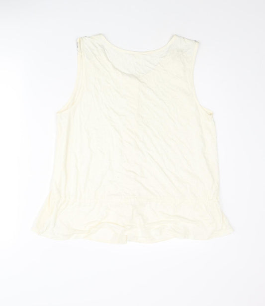 Womens UK Size 12 NEXT Ivory Camisole Blouse