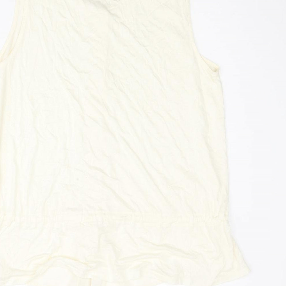 Womens UK Size 12 NEXT Ivory Camisole Blouse