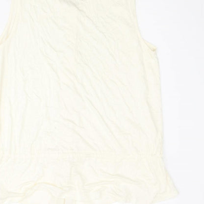 Womens UK Size 12 NEXT Ivory Camisole Blouse