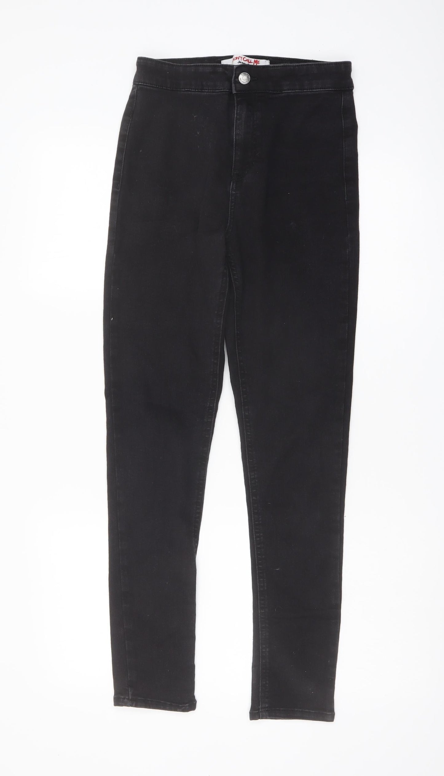 Don't Call Me Womens Black Cotton Jegging Jeans Size 24 in L27 in Regular Button