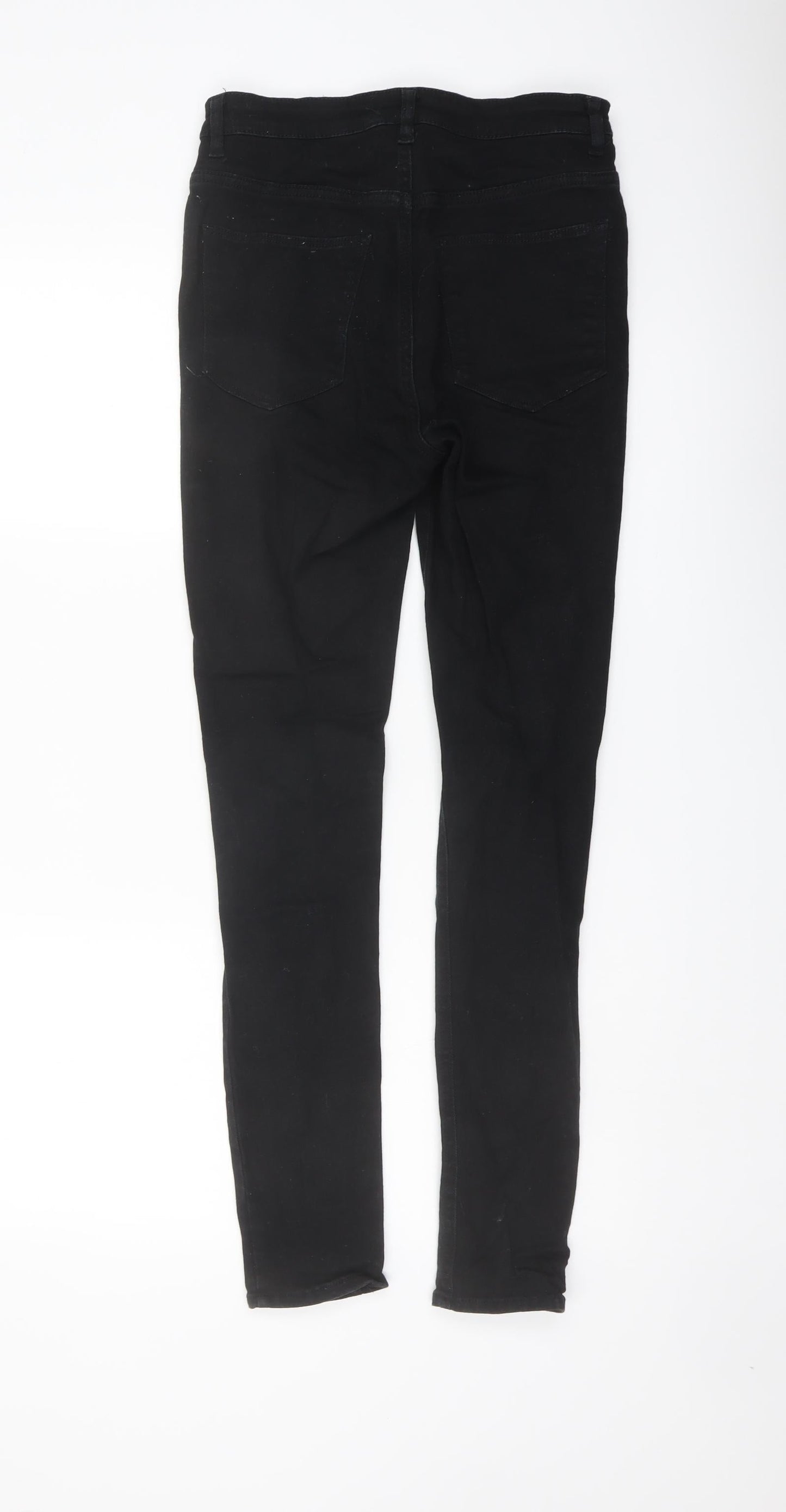 Womens UK Size 8 H&M Regular Fit Skinny Black Jeans