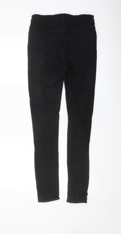 Womens UK Size 8 H&M Regular Fit Skinny Black Jeans