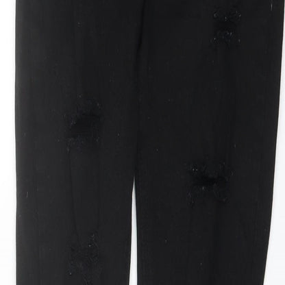 Womens UK Size 8 H&M Regular Fit Skinny Black Jeans