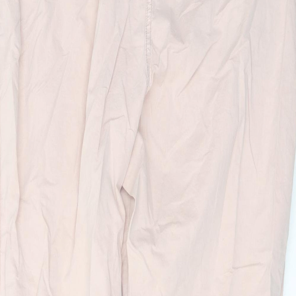 Womens UK Size 20 Marks and Spencer Regular Fit Chino Pink Trousers