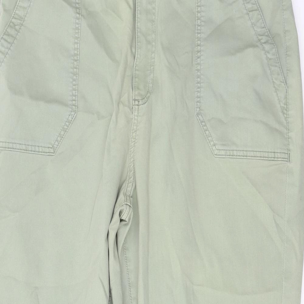 Womens UK Size 20 Marks and Spencer Regular Fit Jogger Green Trousers