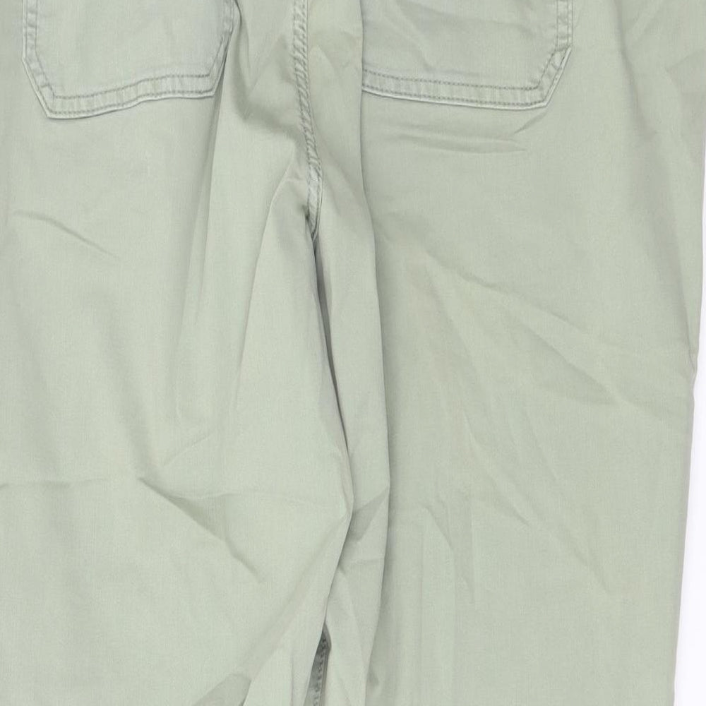 Womens UK Size 20 Marks and Spencer Regular Fit Jogger Green Trousers