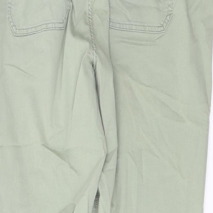 Womens UK Size 20 Marks and Spencer Regular Fit Jogger Green Trousers