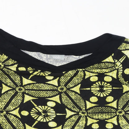 Womens UK Size 20 Wallis Yellow Basic T-Shirt
