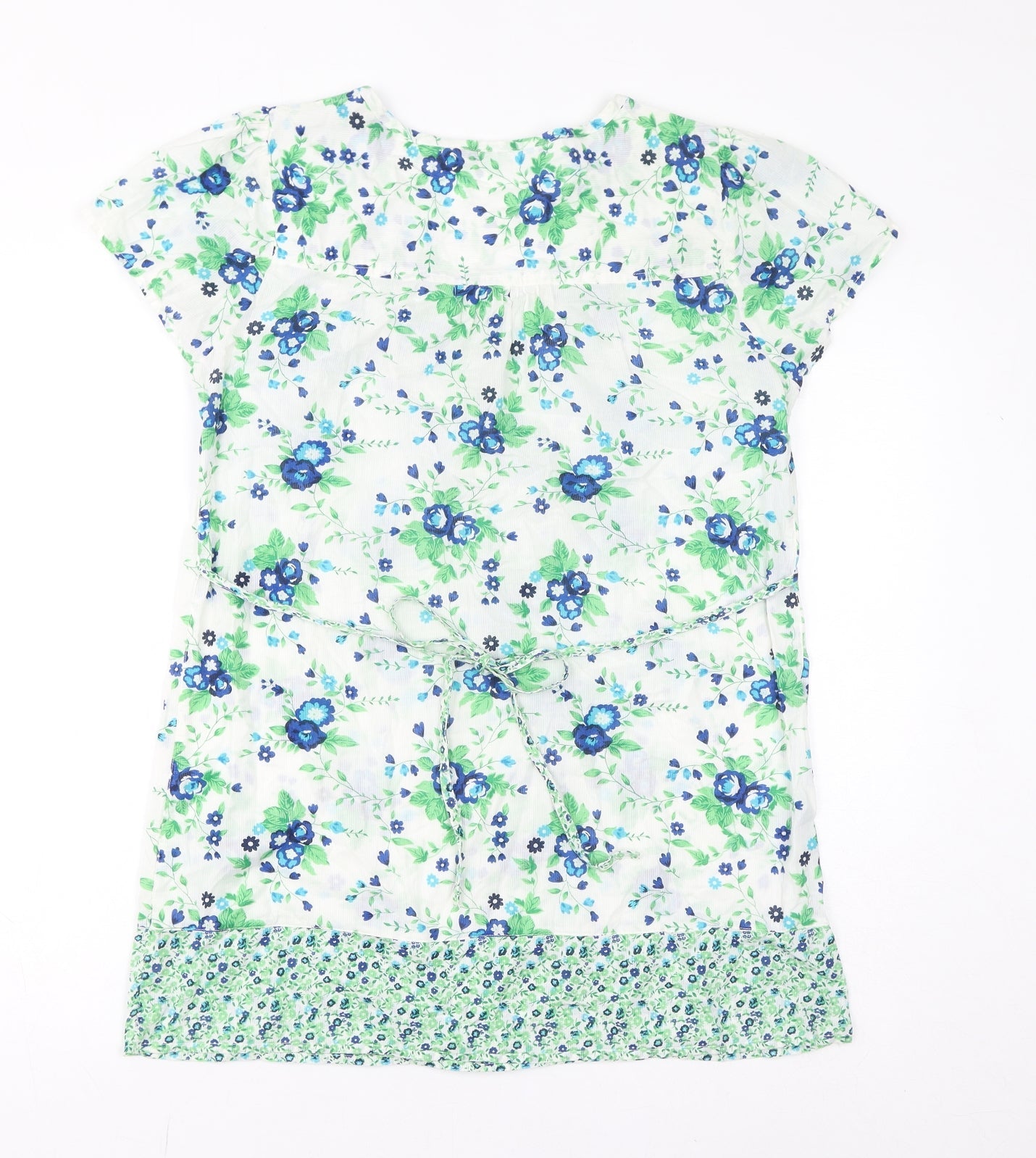 Womens UK Size 12 Debenhams White Basic T-Shirt