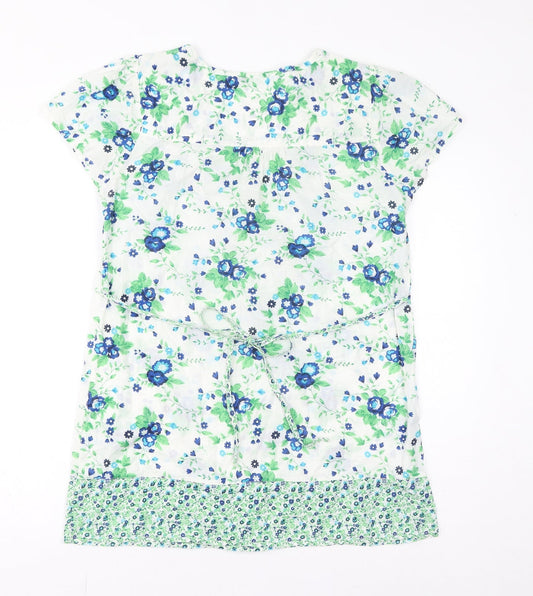 Womens UK Size 12 Debenhams White Basic T-Shirt