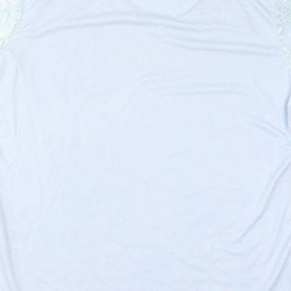 Womens UK Size 14 Damart Blue Basic T-Shirt