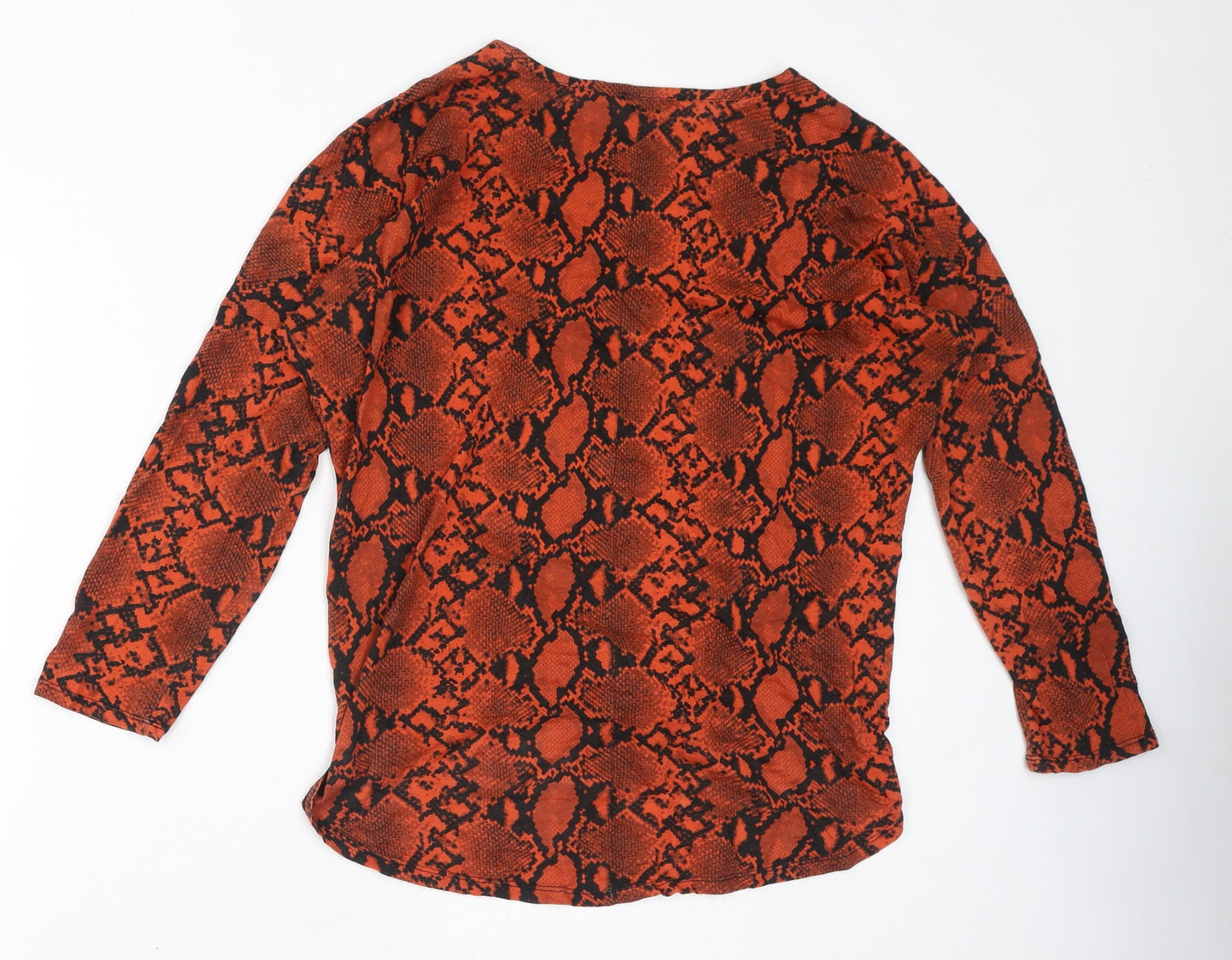 Womens UK Size 12 PEP&CO Orange Basic T-Shirt