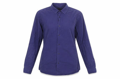 Womens UK Size S French Connection Blue Basic Button-Up