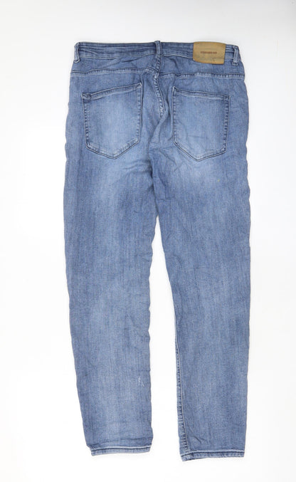 Denim & Co. Mens Blue Cotton Straight Jeans Size 30 in L32 in Slim Button - Pockets