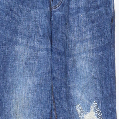 Denim & Co. Mens Blue Cotton Skinny Jeans Size 30 in L32 in Regular Zip - Pockets
