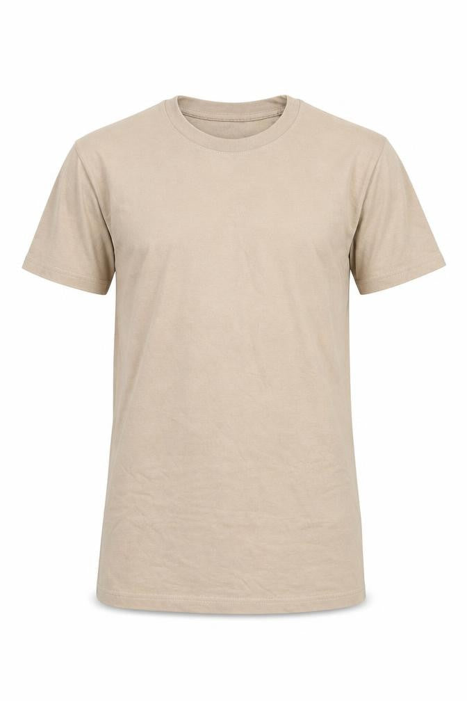 Mens UK Size S Boohoo Beige  T-Shirt