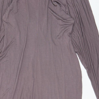 ASOS Womens Brown Viscose A-Line Size 8 V-Neck Pullover
