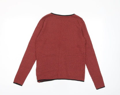 Womens UK Size XS Only Red Cardigan Jumper