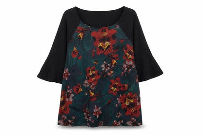 Womens UK Size S Zara Multicoloured Basic T-Shirt