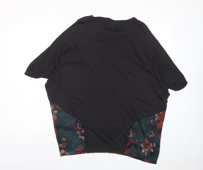 Womens UK Size S Zara Multicoloured Basic T-Shirt