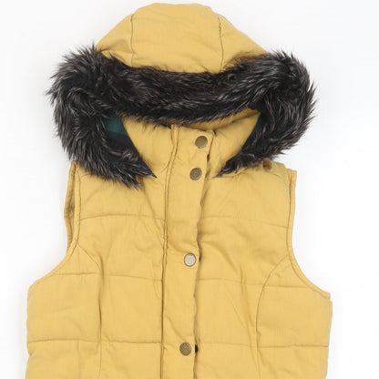 Womens UK Size 10 NEXT Yellow Gilet