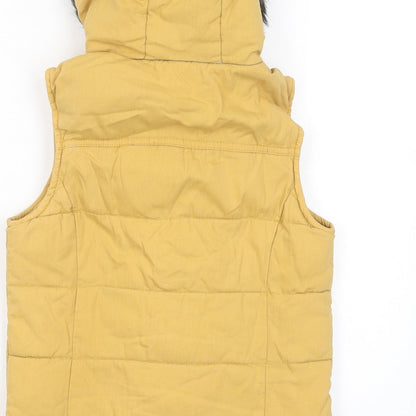 Womens UK Size 10 NEXT Yellow Gilet