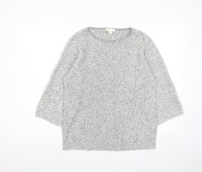 Womens UK Size XS H&M Grey Pullover Jumper