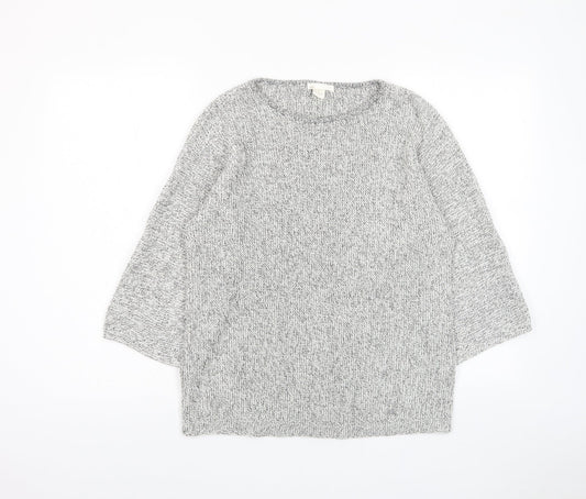 Womens UK Size XS H&M Grey Pullover Jumper