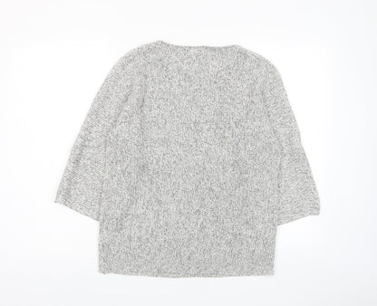 Womens UK Size XS H&M Grey Pullover Jumper