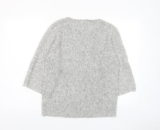 Womens UK Size XS H&M Grey Pullover Jumper