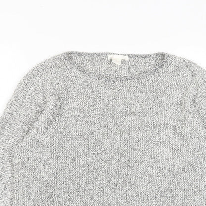 Womens UK Size XS H&M Grey Pullover Jumper