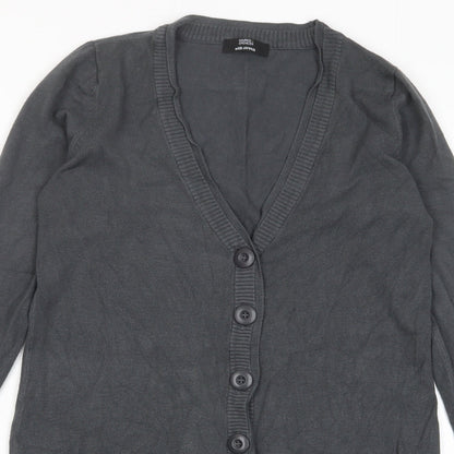 Womens UK Size 10 Marks and Spencer Grey Cardigan Jumper