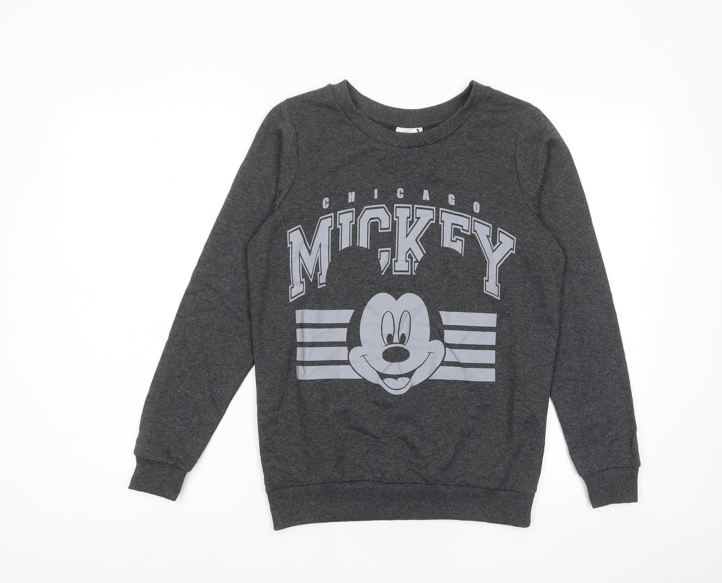 Womens UK Size 8 Disney Grey Pullover Sweatshirt