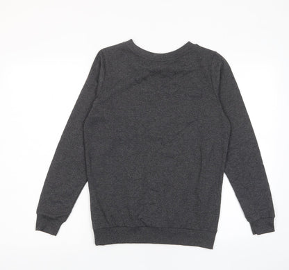 Womens UK Size 8 Disney Grey Pullover Sweatshirt