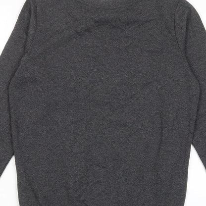 Womens UK Size 8 Disney Grey Pullover Sweatshirt