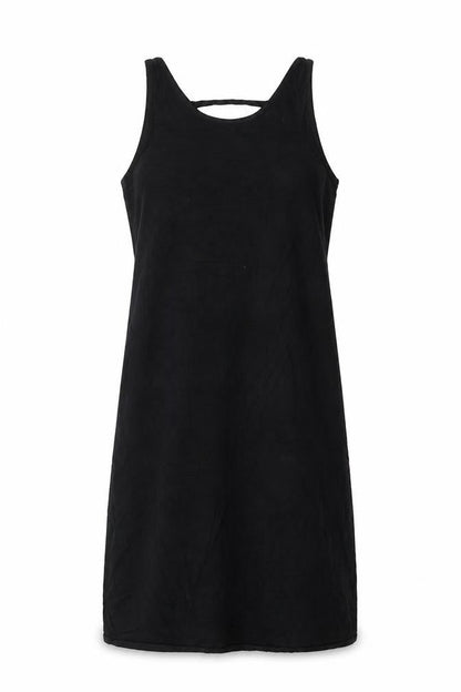 Sparkle & Fade Womens Black Viscose A-Line Size M Scoop Neck Pullover