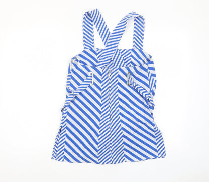 Womens UK Size 10 Marks and Spencer Blue Basic Tank