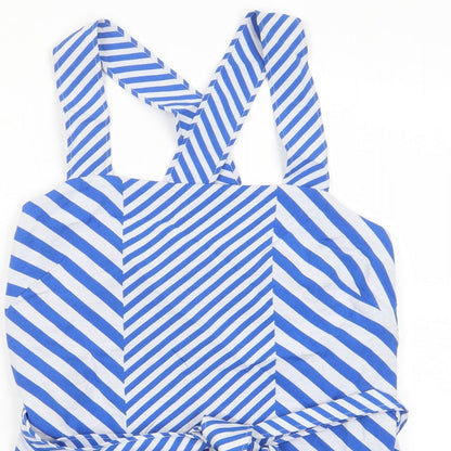 Womens UK Size 10 Marks and Spencer Blue Basic Tank