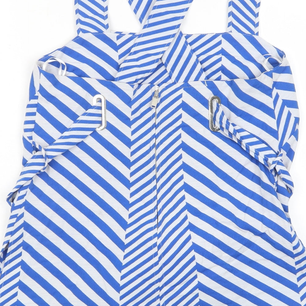 Womens UK Size 10 Marks and Spencer Blue Basic Tank