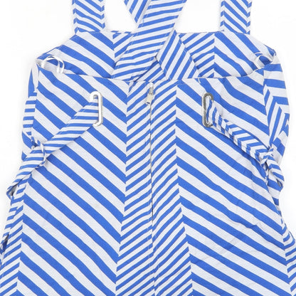 Womens UK Size 10 Marks and Spencer Blue Basic Tank