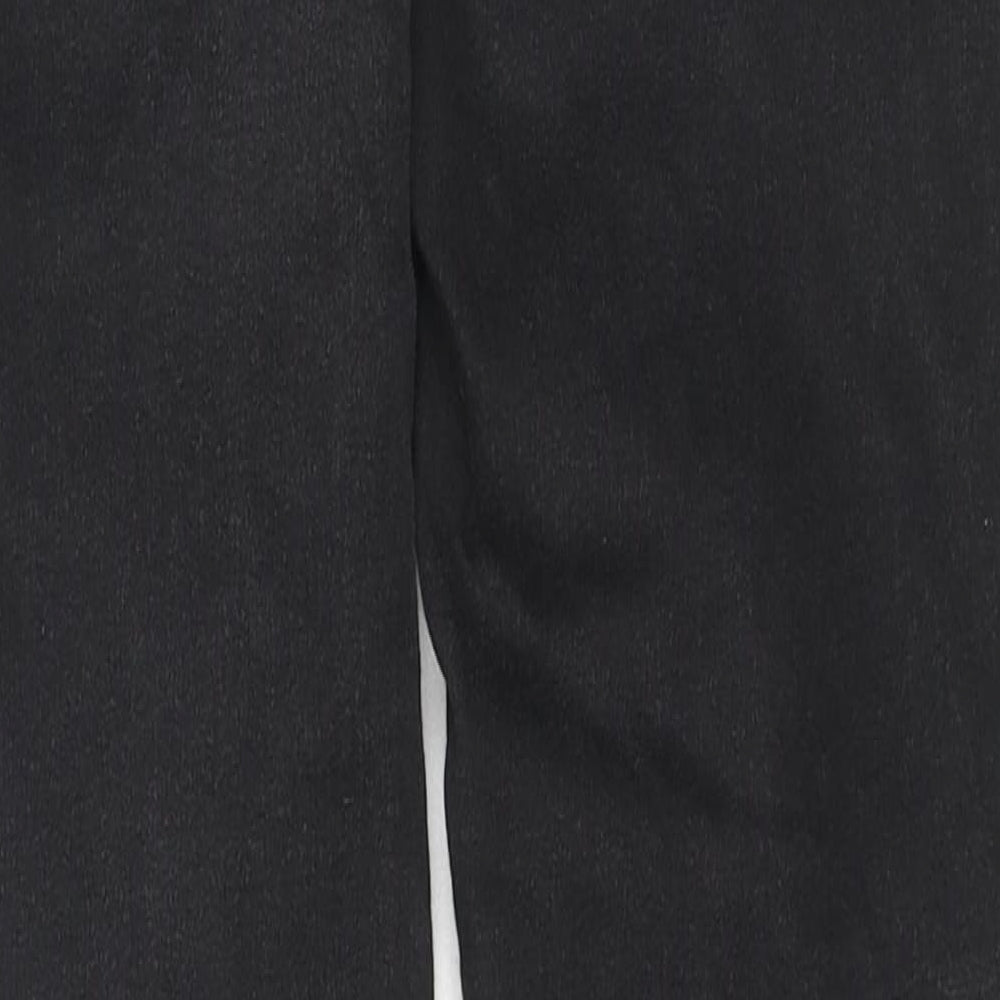 NEXT Womens Black Cotton Skinny Jeans Size 12 L27 in Regular Zip - Jeweled Detail