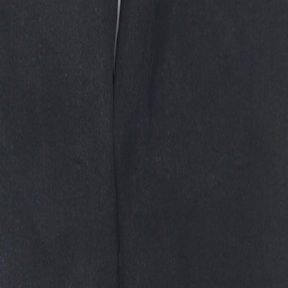 Topshop Womens Black Cotton Skinny Jeans Size 28 L32 in Regular Zip