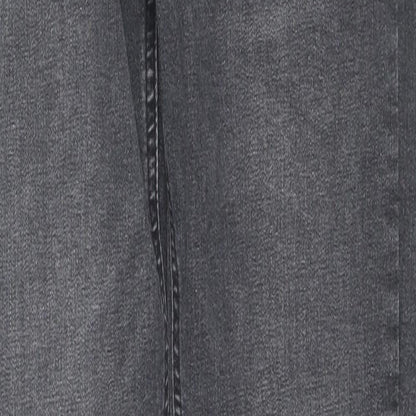 Topshop Womens Black Cotton Skinny Jeans Size 28 in L32 in Regular Zip