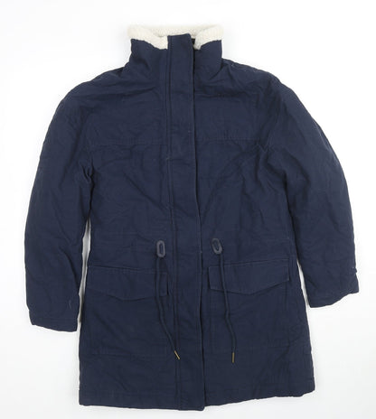 Womens UK Size 6 Per Una Blue Parka Coat