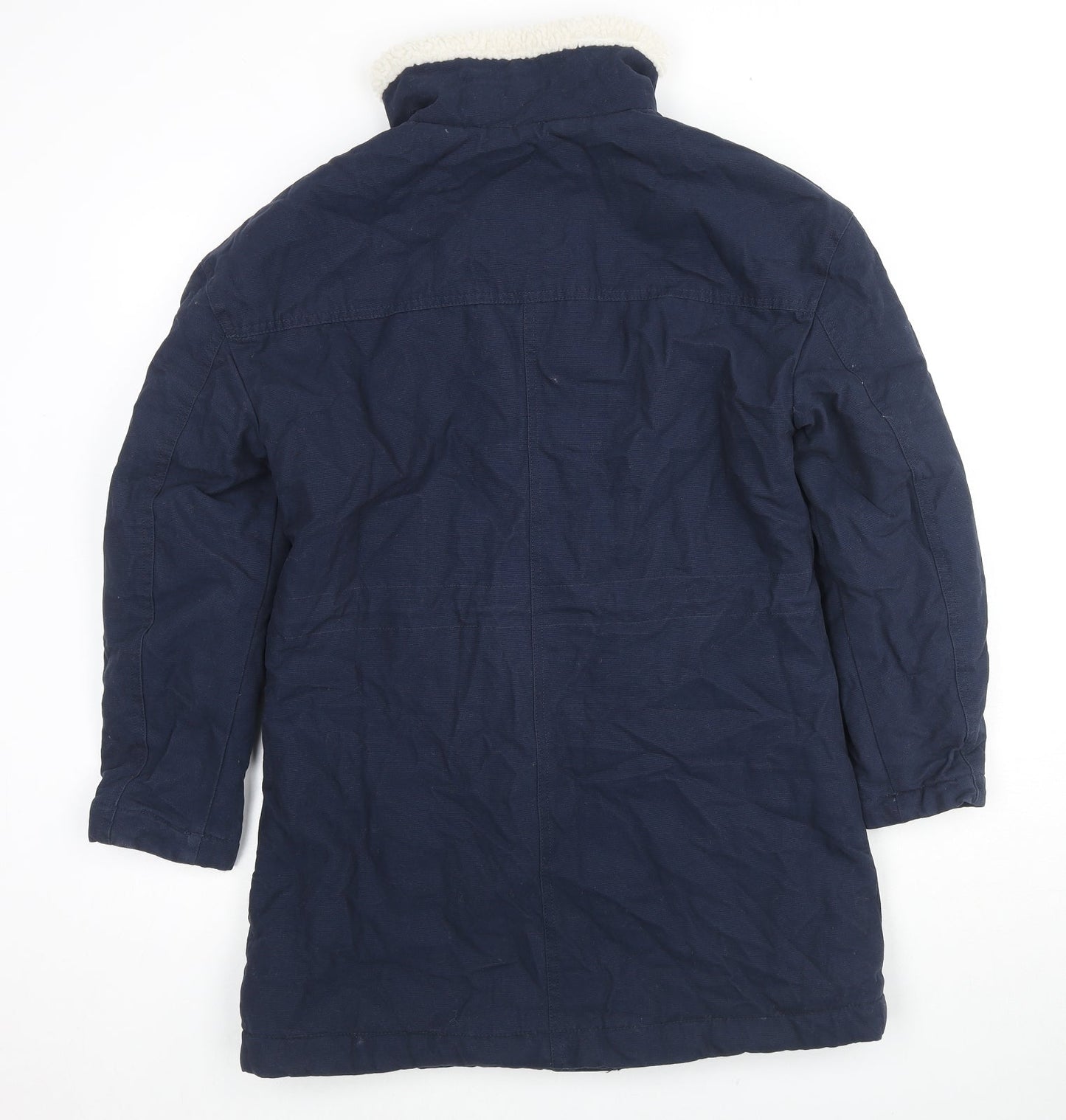 Womens UK Size 6 Per Una Blue Parka Coat