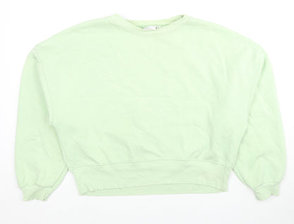 Womens UK Size 6 ASOS Green Pullover Sweatshirt
