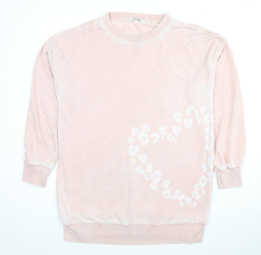 Womens UK Size M NEXT Pink Pullover Sweatshirt