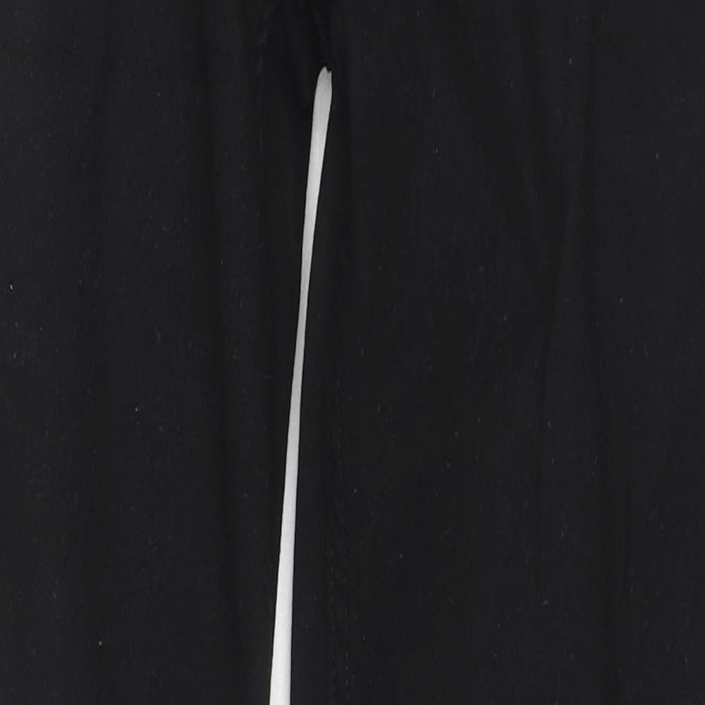 Hollister Womens Black Cotton Skinny Jeans Size 30 L30 in Slim Zip