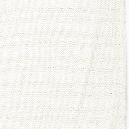 VILA Womens Beige Acrylic Tank Dress Size XL Round Neck Pullover