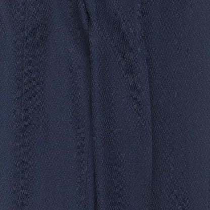 South Womens Blue Polyester Trousers Size 8 L30 in Regular Zip